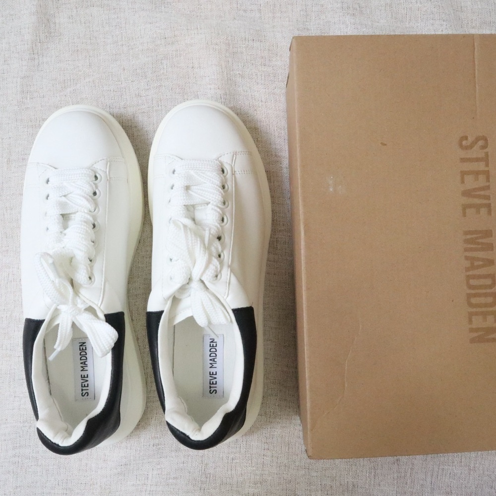 Steve Madden Glazed Chunky Platform Sneakers - Picture 2 of 15